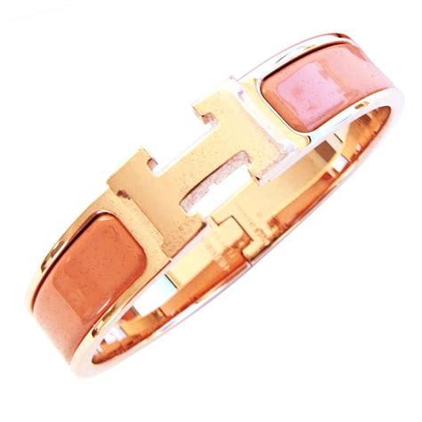 hermes enamel bracelet rose gold|best hermes bracelets 2021.